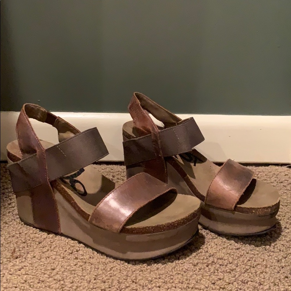 OTBT Brookfield pewter wedges